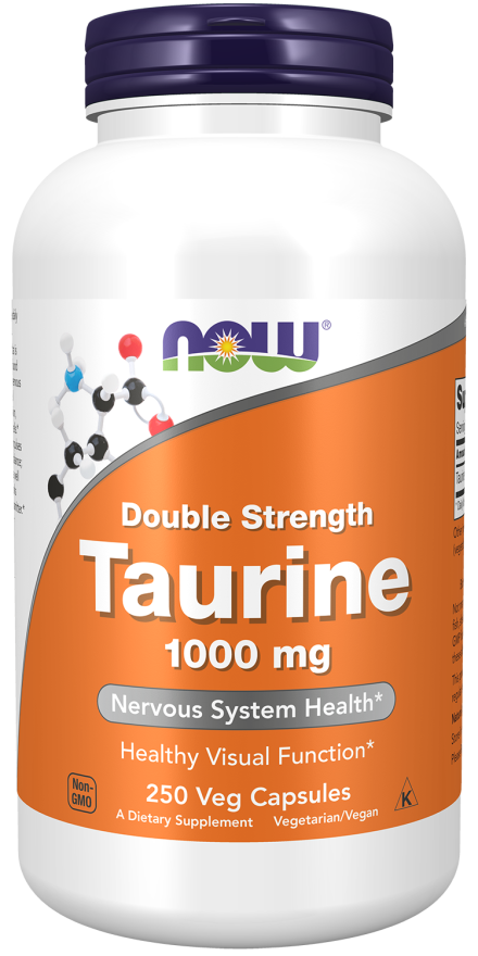 Taurine, Double Strength 1000 mg Veg Capsules