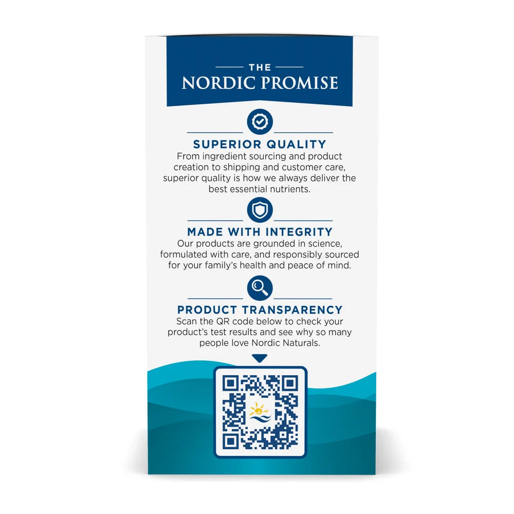 Supplement facts label for one-daily omega-3 soft gel.