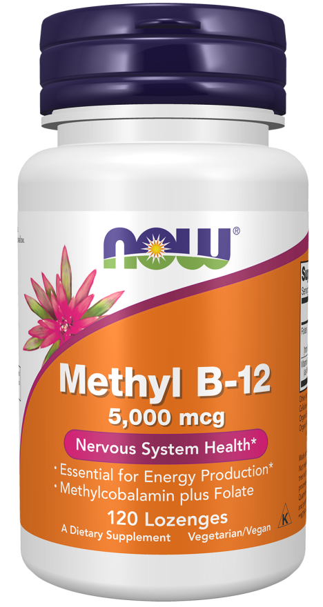 NOW Methyl B-12 5,000mcg Lozenges