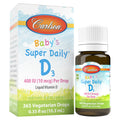 Gotas líquidas diarias para bebés Carlson Super Daily 400 UI - 10.3ml