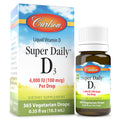 Carlson Super Daily D3 Liquid 4000 IU Drops - 10.3ml