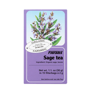 Floradix Organic Sage Herbal Tea - 15 Teabags, 2g Each