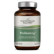 Front image: Good Health Naturally Probiotic 14 capsules live cultures supplement 120 veg caps bottle