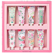Cath Kidston Hand Cream Gift Set, decorative gift box and squeeze tube packaging, assorted fragrances, 8 x 30ml