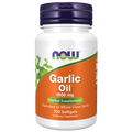NOW Suplemento de aceite de ajo concentrado cápsulas blandas, 1500 mg