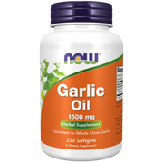 Now Foods Garlic Oil 1500 mg Softgels