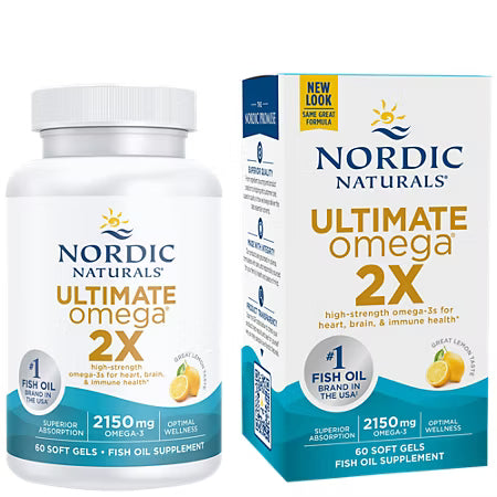 Nordic Naturals Ultimate Omega 2X - 2150mg Omega-3 Softgels de Limón