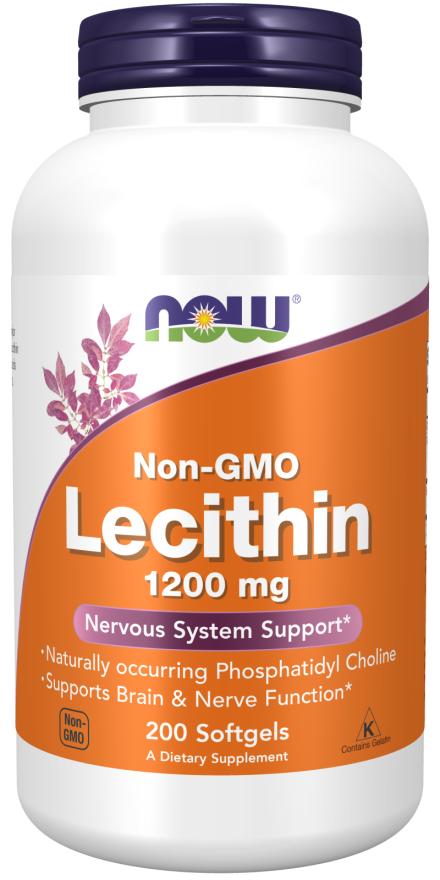 Now Foods Lecithin 1200 mg Softgels
