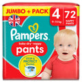 Pampers Baby-Dry Nappy Pants Size 4 72 Pack