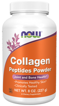 NOW Polvo de péptidos de colágeno - proteína de colágeno hidrolizado - 227g