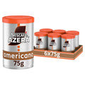 Nescafé Azera Americano Café Instantáneo con Granos Molidos - 6 x 75g