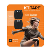 Sealed packs of KT Tape Pro Synthetic Kinesiology Tape in black.