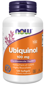 Now Foods Ubiquinol 100 mg Softgels