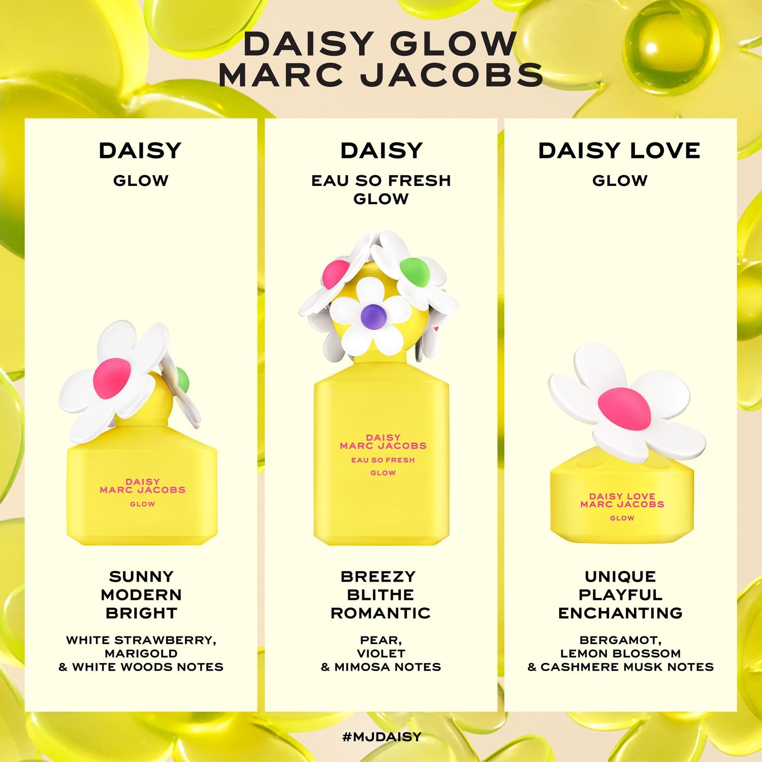 Marc Jacobs Daisy Eau So Fresh Glow Eau de Toilette women's fragrance 75ml