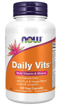 NOW Daily Vits Multivitamínico y Mineral con Luteína y Licopeno en Cápsula Vegetal