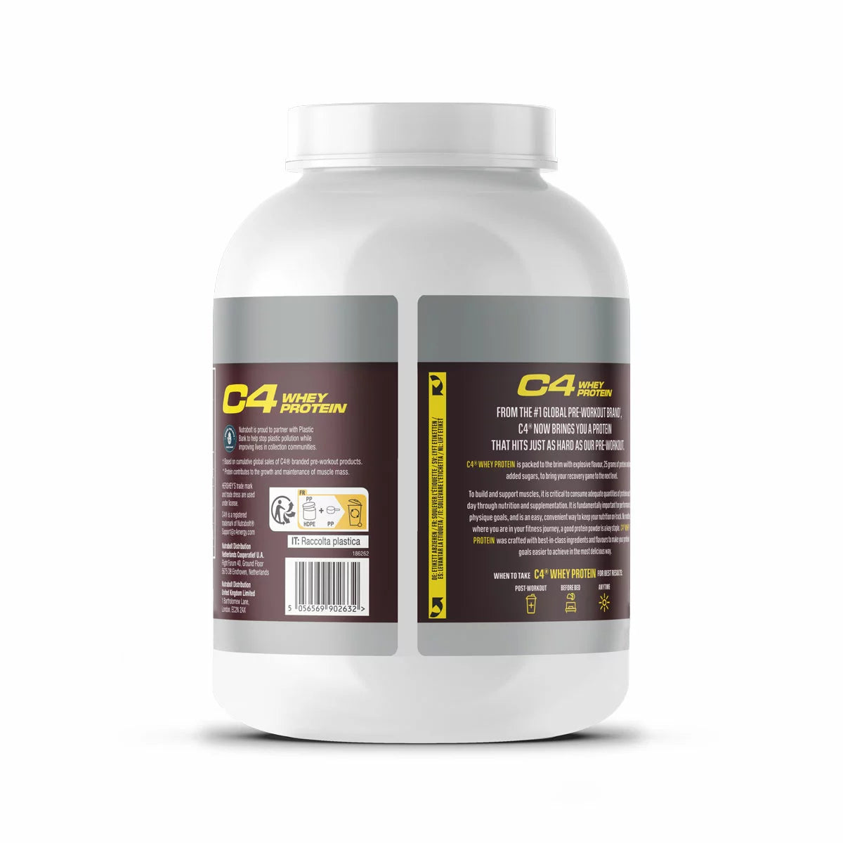 Barcode Image: Cellucor C4 whey protein Hershey chocolate 1.61kg barcode packaging
