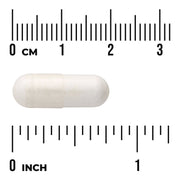 Swanson L-Glutathione Featuring Setria 100mg 100 Capsules size comparison with measurement scale