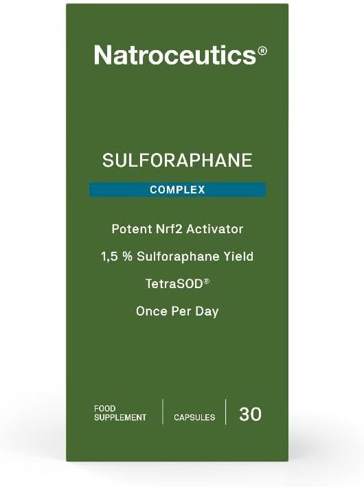 Front image: Natroceutics sulforaphane complex vegan capsules box 30 count