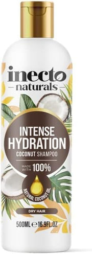 Inecto Naturals Intense Hydration Coconut Shampoo bottle coconut fragrance 500ml front product packaging