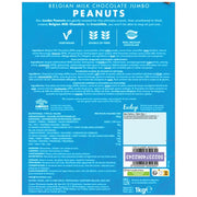 Forest Feast Belgian Milk Chocolate Jumbo Peanuts milk chocolate coated peanuts 1kg pack barcode packaging