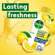 Dettol 5 In 1 Antibacterial Washing Machine Cleaner Lemon 250ml