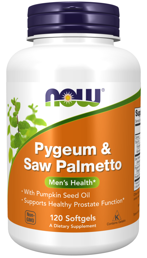 Now Foods Pygeum & Saw Palmetto Softgels