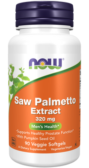 Now Foods Saw Palmetto Extract 320 mg Veggie Softgels