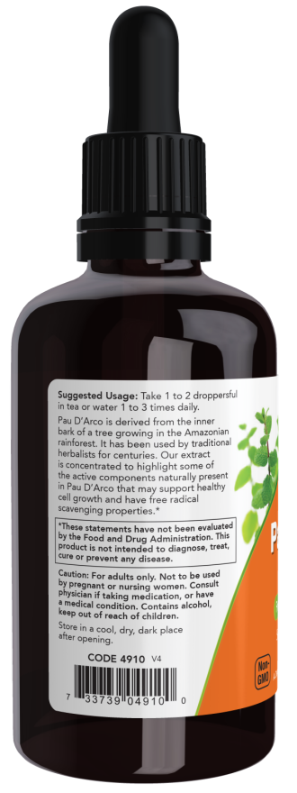 Now Foods Pau D'Arco Extract Liquid 59ml