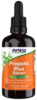 NOW Propolis Plus Herbal Extract with Echinacea & Licorice, 59 mL