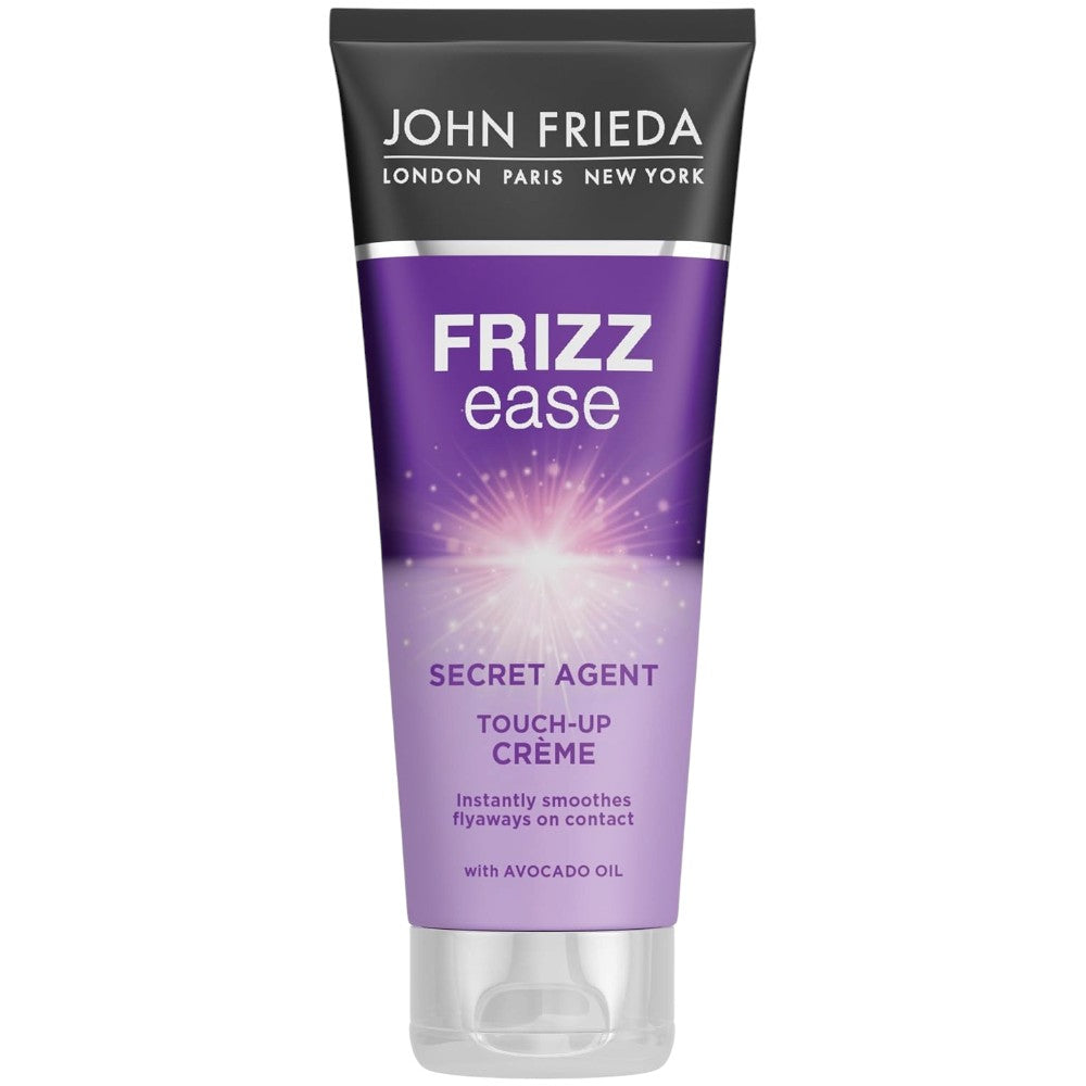 John Frieda Frizz Ease Secret Agent Touch-Up Crème avocado oil styling cream 100ml tube front packaging