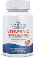 Vitamina C Extra Fuerte 500mg, Mandarina Nordic Naturals - 60 Gomitas