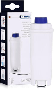 De'Longhi DLS C002 Replacement Water Filter, retail filter packaging, no flavour, 1 piece