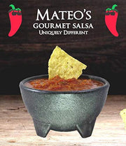 Mateo's Gourmet Texas Medium Salsa 907g chips and dip lifestyle image