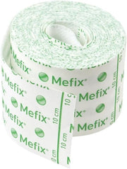 Mefix Medical Adhesive Soft Cloth Tape Roll, 5 cm x 10 m, on white background.