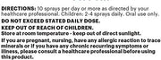 How to Use: Good Health Naturally Hydrosol Silver spray usage instructions oral supplement 113ml