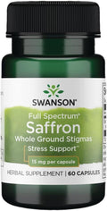 Swanson Full Spectrum Saffron 15mg 60 Capsules