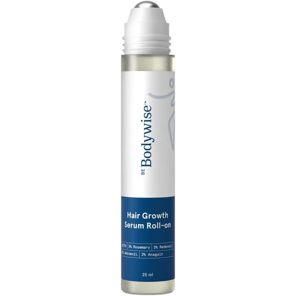Be Bodywise Hair Growth Serum Roll-On scalp serum applicator bottle 25ml