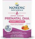 Nordic Naturals Gomitas DHA Prenatal - Cero Azúcar Fresa Naranja - 27 Unidades
