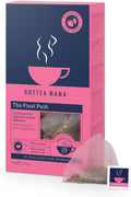 Hottea Mama El Empujón Final Té Orgánico de Hoja de Frambuesa y Menta - 14 x 21g
