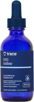 Gotas líquidas de yodo iónico 225mcg Trace Minerals - 59ml