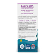 Supplement facts and usage instructions for Nordic Naturals Baby's DHA.
