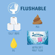 Natracare Safe to Flush Moist Tissues usage instructions flushable wipes pack 30 wipes
