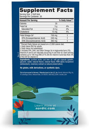Nordic Naturals Arctic Cod Liver Oil Lemon Soft Gels - 750mg Omega-3s