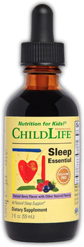 Líquido para dormir ChildLife Essentials Sleep Essential Kids sabor frutos rojos - 59 ml