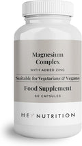 Hey Nutrition Complejo de Magnesio con Zinc y D3 - 60 cápsulas