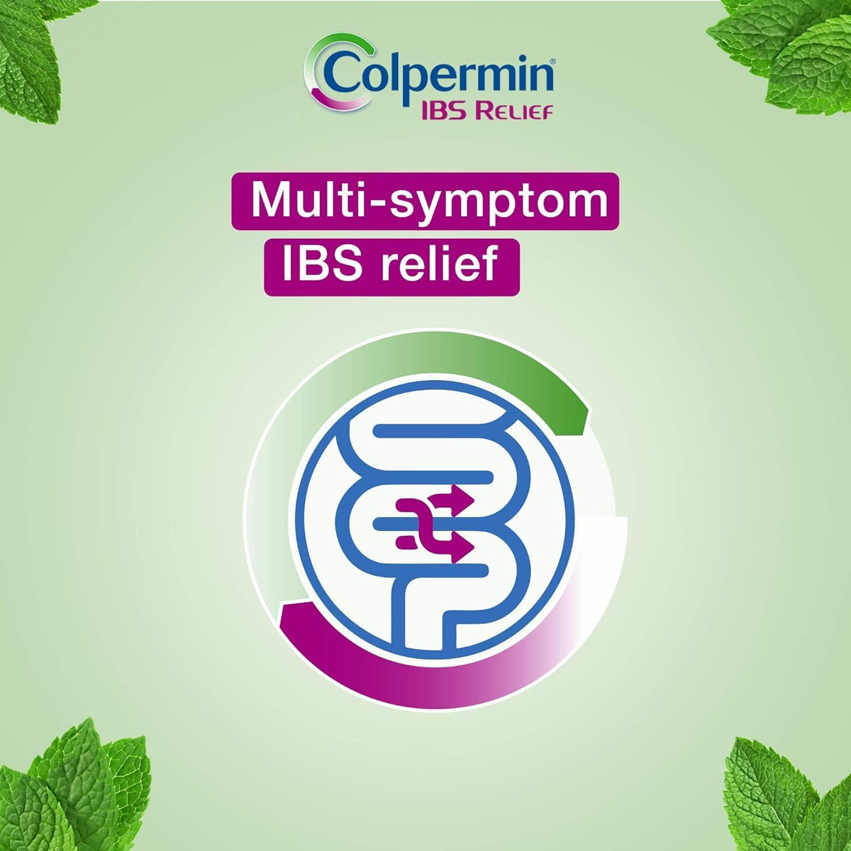 Colpermin IBS Relief peppermint oil sustained release capsules 0.2ml 100 count 