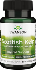 Kelp Escocés Orgánico Swanson 750mg – 30 Cápsulas Vegetales