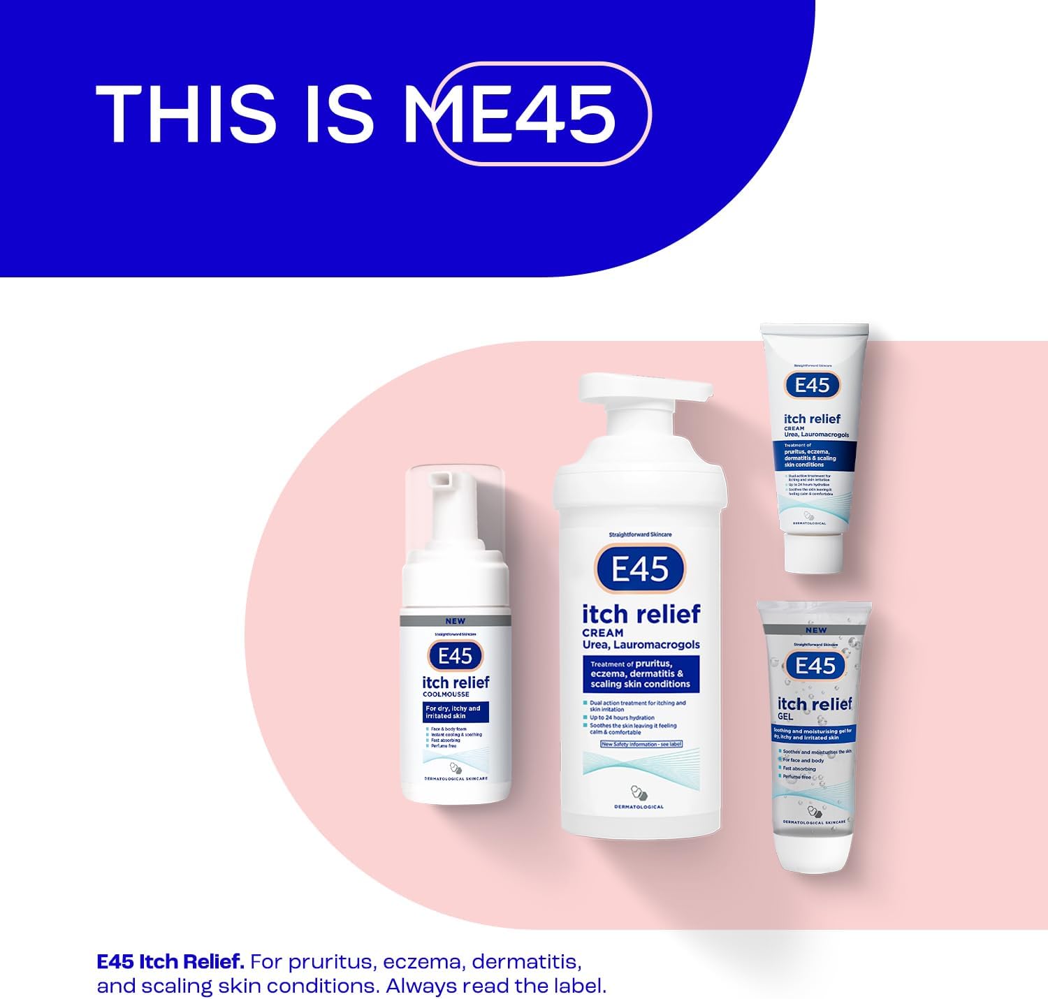 E45 Dermatological Cream for Very Dry, Itchy Skin variants