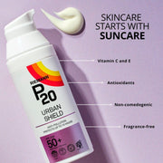 Riemann P20 Urban Shield SPF50+ Face Cream - 50g