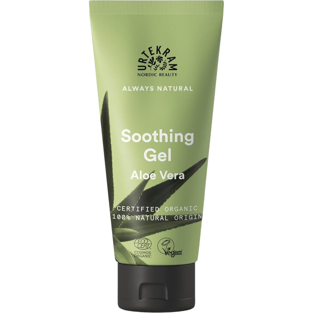 Urtekram Soothing Aloe Vera Gel with Hyaluronic Acid 100ml tube